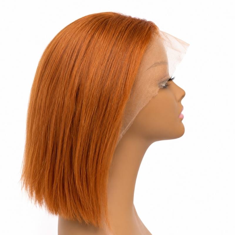 Cinnamon 13x4 Transparent Lace Front Bob Wig