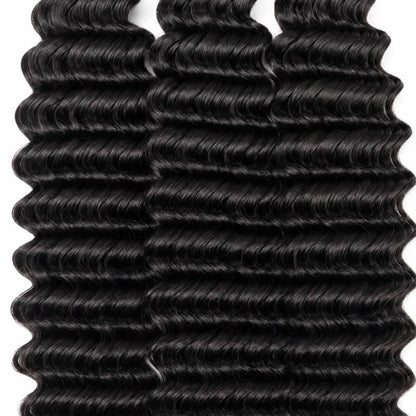 Deep Wave Human Hair Bundle Deal